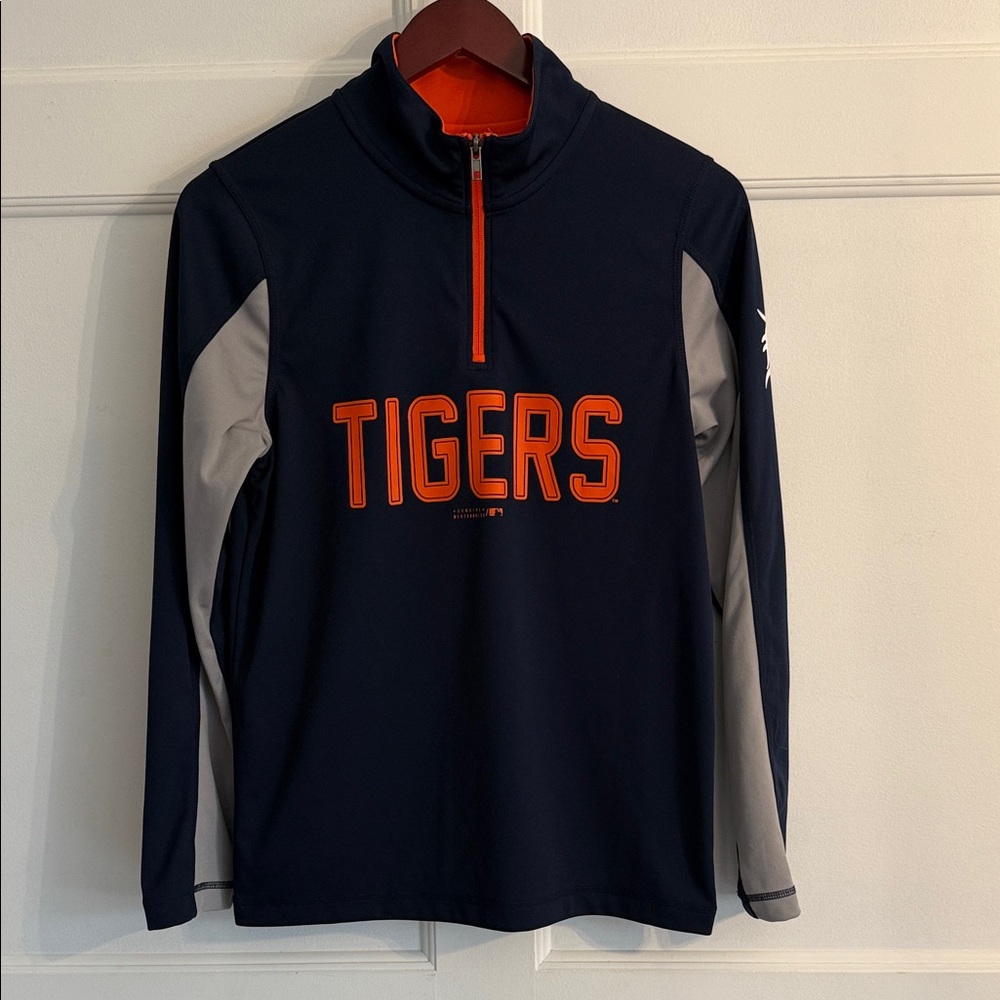 Detroit Tigers Youth XL half-zip long sleeve